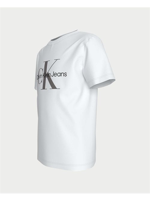 T-shirt Calvin Klein con logo bambino CALVIN KLEIN | IU0IU00676YAF